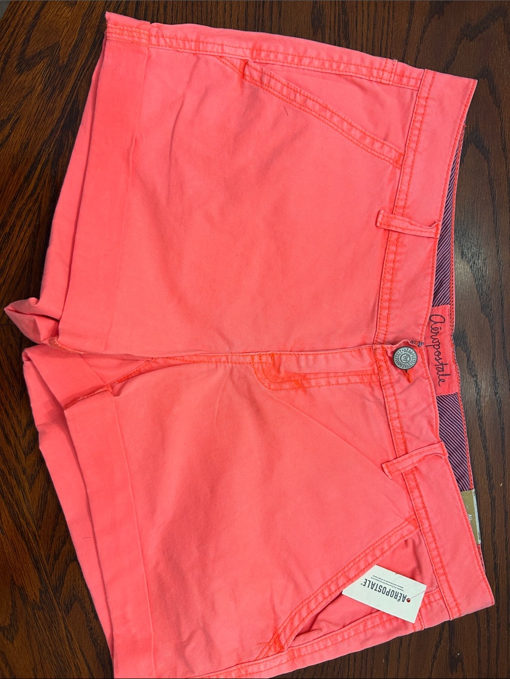 Aeropostale Coral Pink Women's Casual Shorts
